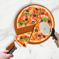 Pizza Cutter Cake Shovel Stainless Steel Pizza Cutter Set Pizza Wheel and