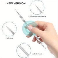 Stainless Steel Unscented Extraction 3pcs Tools, Blackhead & Blemish for