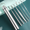 Ear Digging Spoon Set Spiral Ear Picking Cleaning 6 Piece Ear Set Stainless