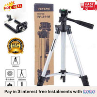 Tripod Camera Stand and Mobile Stand Tf-3110 & 330a Tripod - 5 Feet.