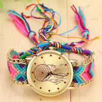 Handmade Braided Dreamcatcher Bracelet Watch