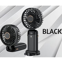 Portable USB Mini Fan- Handheld Cooling Fan Rechargeable Electric LED Fan