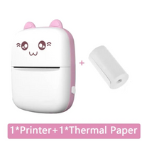 Portable Thermal Printer Mini Wirelessly Photo Label Memo Wrong Question