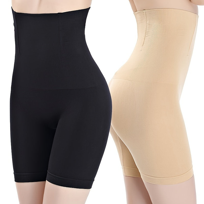 High Waist Tummy Control Shorts | Seamless Non-Slip Safety Bottom, High