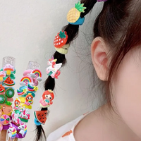 30/10pcs Baby Hair Band Cartoon Towel Ring Girls Hair Tie Leather Band Does