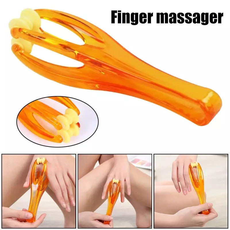 Finger Massager Hand Massage Mini Portable Easy to Use in Travel Office Car