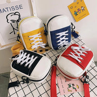 Women Bag Canvas Bag Fashion Creative Personality Shoes Shape Shoulder