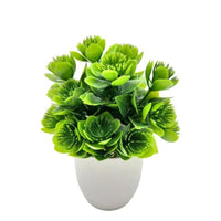 Artificial Plants with Plastics Pots Perfect Greenery for Home