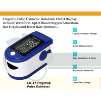Automatic Lk87 Digital Blood Pressure Monitor Pulse Rate Monitoring Machine