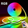 Lqhzmyy RGB Neon Light Strip with 24-Key Touchscreen Remote - USB-Powered