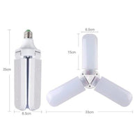 Fan Blade LED Light Bulb 45w 3 LED Fan Blade Lamp Energy Saving