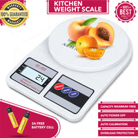 Digital Kitchen Weight Scale + Free Batteries