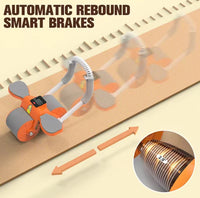 Digital Timed Abs Workout Abdominal Roller Automatic Rebound Abdominal