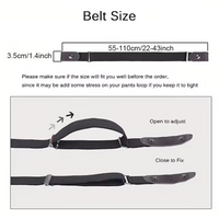 Canvas Adjustable Elastic Waist Band Invisible Belt Buckle-Free Belts for
