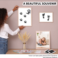 Baby Footprint Set Safe Non-Toxic Handprint Paw Print Infant Souvenirs