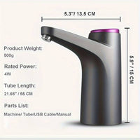 Water Pump Automatic Touch Electric Rechargeable Dispenser