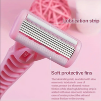 Women's Bikini Hair Removal Kit - 6-Layer 4Stainless Steel Blades