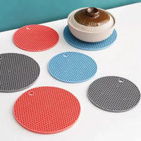 3pcs Multifunctional Silicone Insulation Mat, Thick Can Opener Gripper Mat