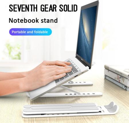Aluminum Alloy Stainless Steel Adjustable 11 - 17 Inch Notebook Holder