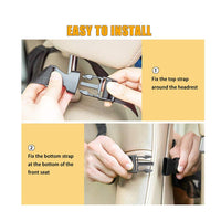 Car Backseat Organizer Car Seat Storage Bag Cover Protector Folding Back