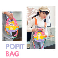 Large Pop It Fidget Toy Unicorn Backpack for Girls Unicorn Bag for Kids
