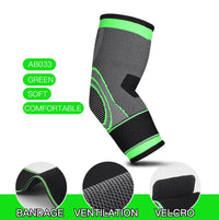1 PC Elbow Support Elastic Gym Fitness Nylon Protective Pad Absorb Sweat