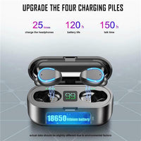 F9-5 TWS 5.0 Bluetooth Earphone Wireless Stereo Earbuds Headset with Power