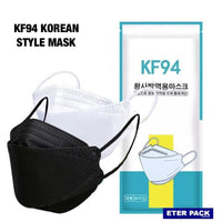 Kf94 5 Piece Reusable Disposable Face Mask Respirator Bfe>95% Filtration