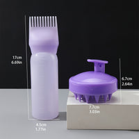 Hair Dye Applicator Brush Bottles Dyeing Shampoo Bottle Oil Comb Hair Dye