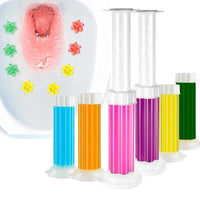 6 Flavors Toilet Cleaner Gel Deodorant Air Freshener Toilet Flower Gel Stamp