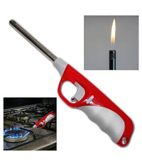 Gas and BBQ Lighter - Multi-Purpose Refillable Butane Lighter with Long Nozzle