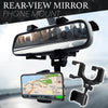 Adjustable Car Rearview Mirror Mount Mobile Phone Holder Stand Universal