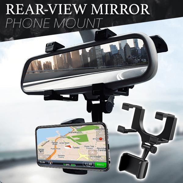 Adjustable Car Rearview Mirror Mount Mobile Phone Holder Stand Universal