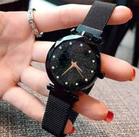 Starry Sky Girls Ladies Magnet Rose Gold Black Gold Blue Purple Red Bronze