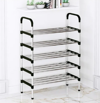 5-Layer Metal Shoe Rack Organizer – Space Saving Home Storage