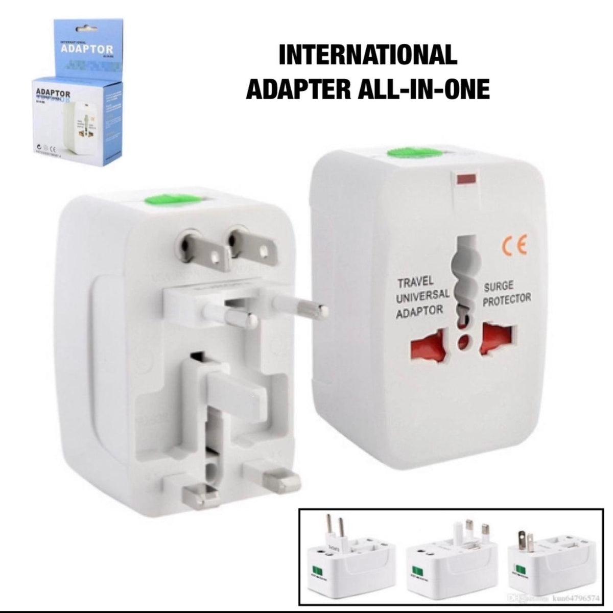 Travel Adapter Universal Worldwide All in One International Travel Adaptor