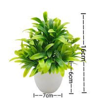 Artificial Plants with Plastics Pots Perfect Greenery for Home