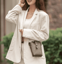Spring Summer Female Plaid Polka Dot Embroidery Line Hand Bags Designer Lady