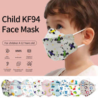 5 PC Kf94 Kids Printed Mask (Mixed Designs) for Children 4 - 12 Years Old