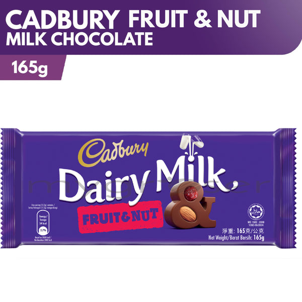 Cadbury Diary Milk Fruit & Nut 165g
