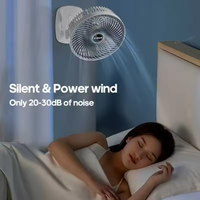 3-speed 360 Rotating USB Rechargeable Wireless Electric Portable Clip Fan