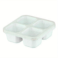High-quality Wheat Straw 4-Compartment Divided Bento Lunch Box with