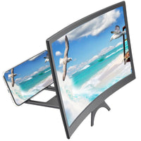 L6 3d Screen 12 Inch Magnifier Enlarged Curved Phone HD Screen Amplifier