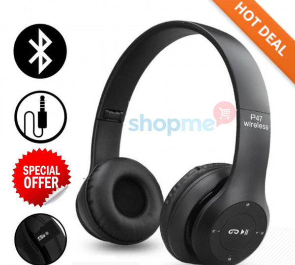 2025 P47 Bluetooth 4.2 Headphone Wireless Headband Sports Earphone Hands