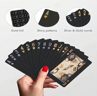 Gold Foil Plastic Waterproof Playing Cards