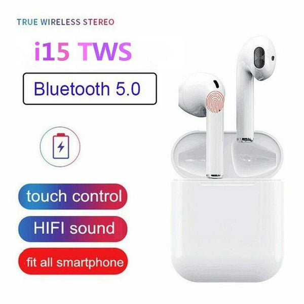 Bluetooth Earbud I15 Max TWS Wireless Earbuds Headset with Charging Case
