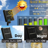 Led Solar Outdoor Strip Light Waterproof Lamp Garden Light Outdoor
