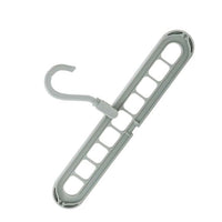 Creative Rotatable Clothe Rack Multifunctional 9 Hole Coat Hanger Save Space