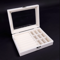 1pc Deluxe Crystal-Clear Acrylic 3-Layer/1Layer Drawer Jewelry Storage Box