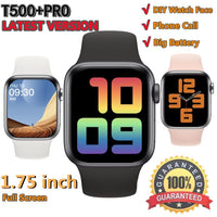 T500+ Pro Smart Watch 1.73" HD Full Touch Sports Smartwatch Bluetooth Call